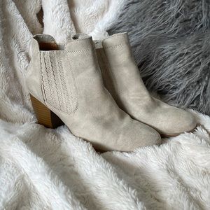 Cream Booties